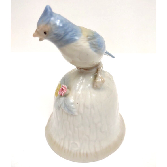 Vintage Blue Jay Collectible Ceramic Bell by Price Products - Picture 5 of 7